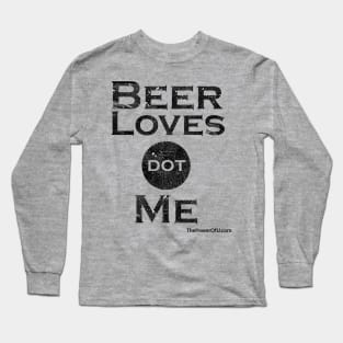 BeerLoves dot Me (Horizontal) Long Sleeve T-Shirt